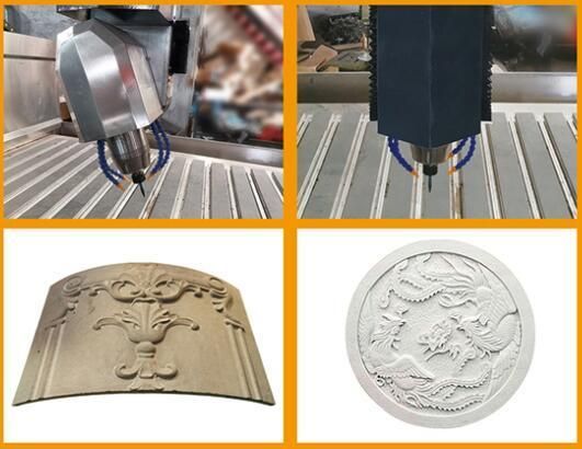 Double Heads Stone Carving Machine for Granite Marble Arc Slab