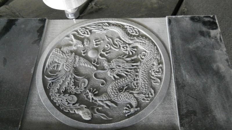 1825 Stone Marble Granite Tombstone Headstone CNC Cutting Carving Engraving Machine