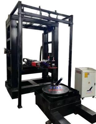 Vertical 4 Axis CNC Stone Router 1325 Model with Rotary for Engraving Bluestone Marble Figure