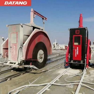 Mountain Stone Block Double Blade Saw Cutting Machine with Rail