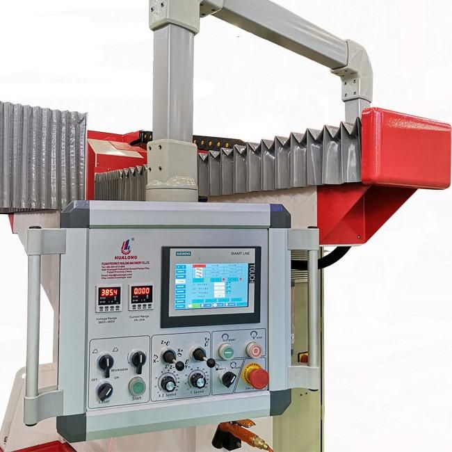 Hualong Stone Machinery Hlsq-650 Multi-Functional Granite Bridge Saw Tile Cutter for Marble Edge Chamfering Quartz Basalt Slab Profiling Machine