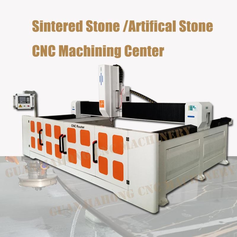 Sintered Stone, Artificial Stone CNC Cutting Machine, Atc Stone CNC Router for Water Sink Coutertop, Table, Backgroud Wall, Stair