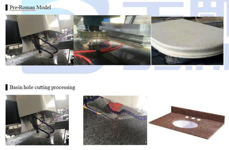 1630 Cutting Double Head Stone CNC Machine for Making Kitchen Countertops and bathroom Countertops