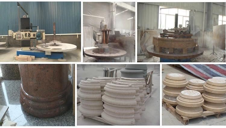 Granite Marble Column Cap and Column Base Profiling Stone Cutting Machine