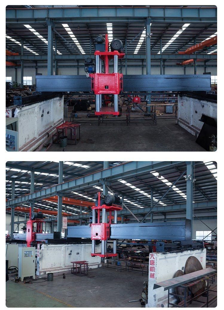 High Productivity Stone Marble Block Multi Blade Granite Cutter Machine
