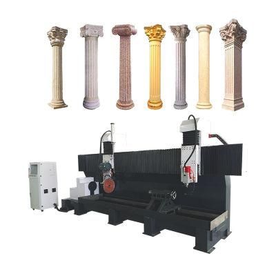 China Manufacturer Stone Cylinder Engraving CNC Router Machine