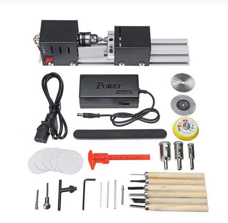 Mini Lathe Bead Polishing Machine DIY CNC Table Worker DIY Tool Lathe I338229A1