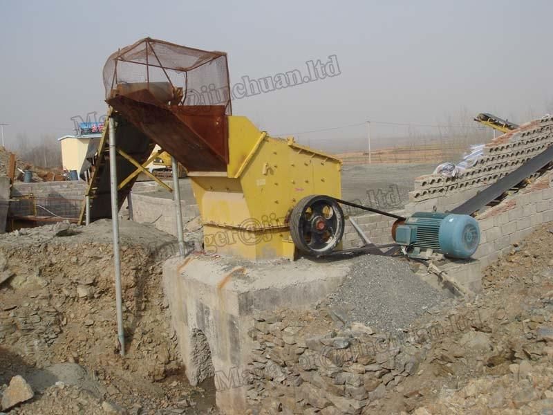 Gold Hammer Mill Crusher Crushing Hard Stones