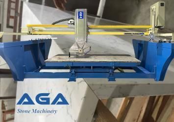 Strong and Precise Diamond Stone Blade Bridge Saw Mono-Block Machine with Automatic Rotating Table (XZQQ625A)