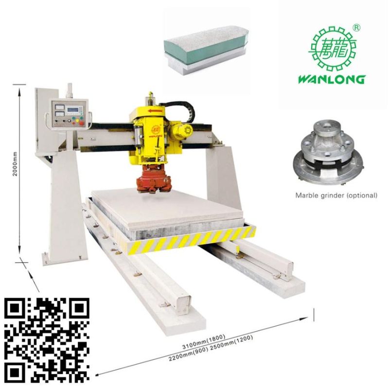 Large Slab Automatic Marble Granite Floor Polishing Machine