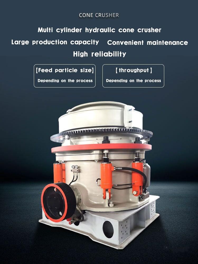 Cylinder Hydraulic Cone Crusher/ Multi-Cylinder Single High Efficiency Compound Iron Ore Machine HP200