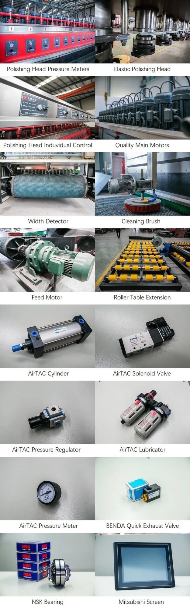 High Speed Multi Head Marble Stone Floor Grinding and Polishing Machine