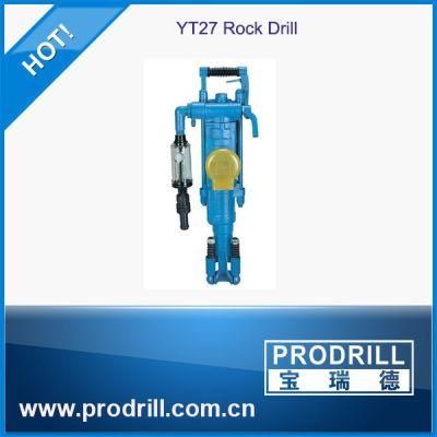 Yt24 Yt27 Yt28 Pneumatic Mining Hand Held Air Leg Stone Rock Drill Machine