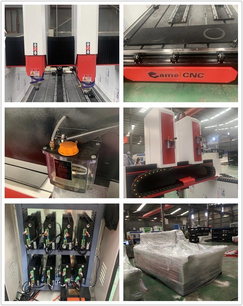 Heavy Duty 5.5kw Spindle Stone Ca-1325 CNC Router Machine CNC Marble Router CNC Stone Carving Engraving Machine