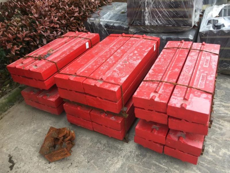 High Chrome Manganese Impact Crusher Blow Bars for Sale