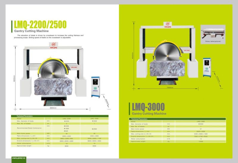 Stone Gantry Cutting Machine for Granite, Marble, Limestone