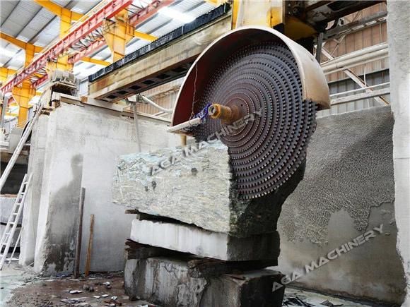 Aga Machinery High Speed Gantry Bridge Saw Machine for Quarry Stone Cutting Machinery Granite Block Cutter (DQ2500)