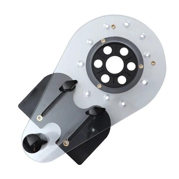 Woodworking Milling Machine Base Engraving Machine Trimming Machine Flip Board Bottom Plate Slotting Drilling Locator Wood Groove Locator