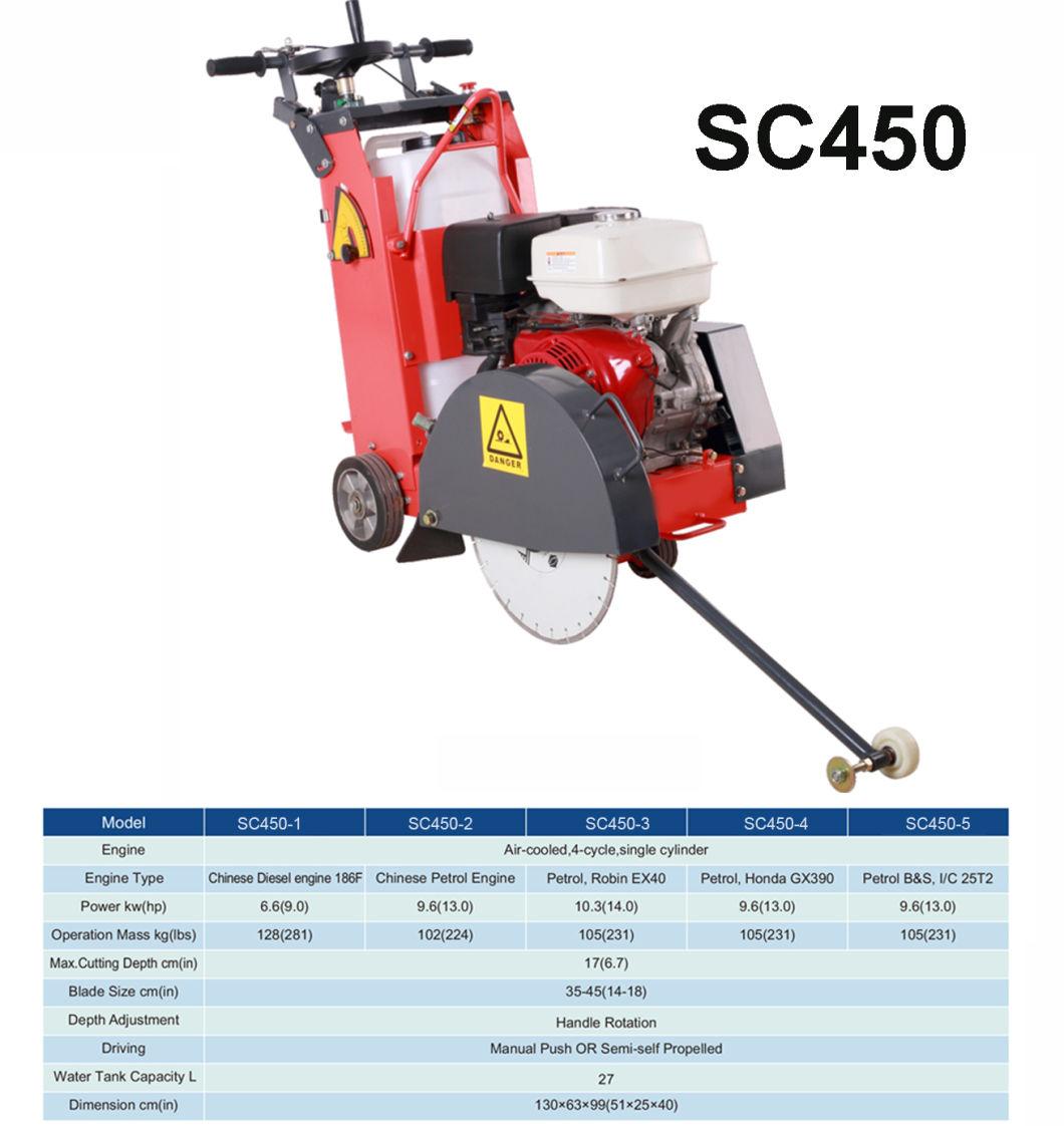 Concrete Road Cutter Gasoline Concrete Cutter Asphalt Road Cutting Machine