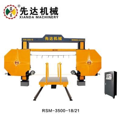 Diamond Wire Saw Granite Marble Stone Cutting Block Dividing Machine Rsm-3500