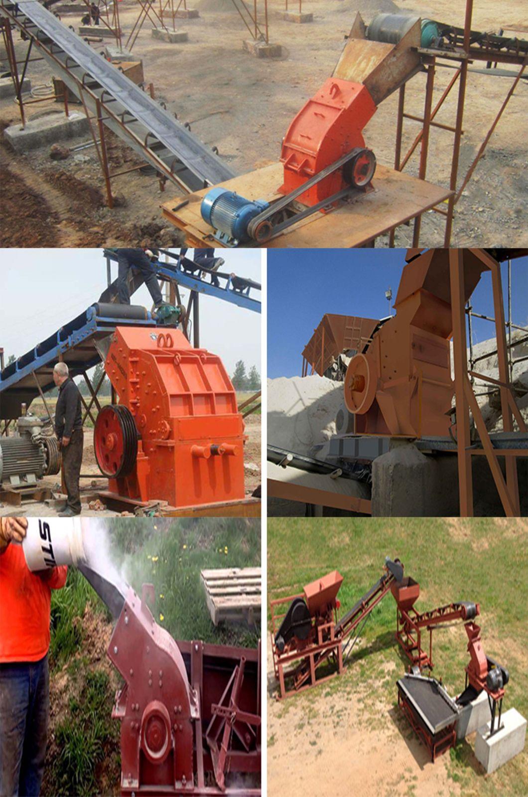 Gravel Granite Basalt Quartz Concrete Clinker Coal Stone Rock Mobile Hammer Mill Rock Crusher