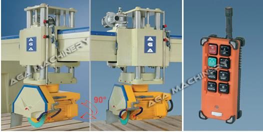 Automatic Bridge Cutting Machine for Granite Marble with Turn 90° Blade Rotation (HQ600D)