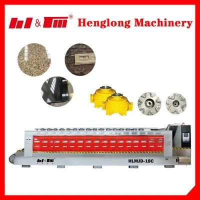Factory Price 18 Heads of Automatic Stone Polishing Machine with Six Claws Flicked Grinder for Quartz, Granite or Marble of Large Slabs