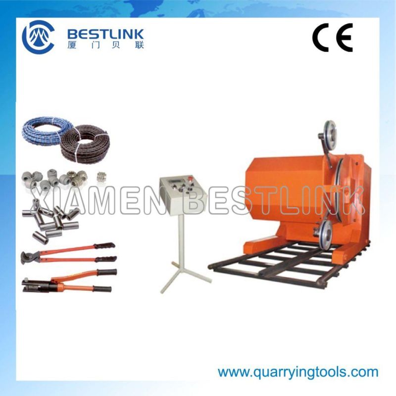 Diamond Wire Saw Machine for Quarrying Granite Block Squaring