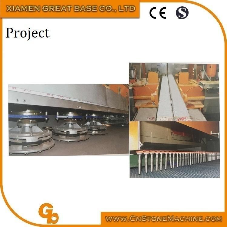 Automatic Marble Polishing Line Stone Grinding Machine for big slab