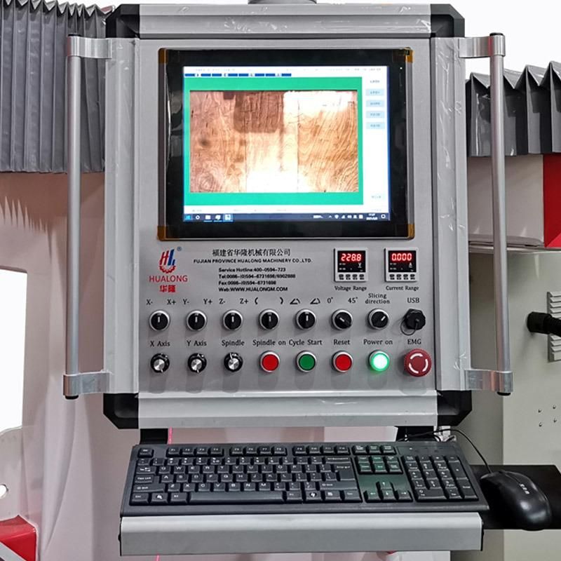 Hualong Stone Machinery Hsnc-450 High Efficiency Automatic Marble Slab Cutting Machine CNC Granite Tile Bridge Saw for Sale