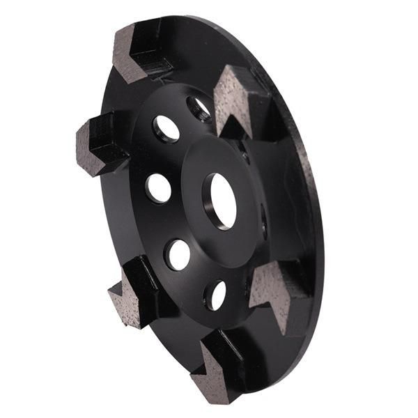 Diamond Tool Grinding Wheel Arrow-Shaped Cutter Head Grinding Wheel Concrete Grinding Flat Wear-Resistant Grinding Wheel I365669