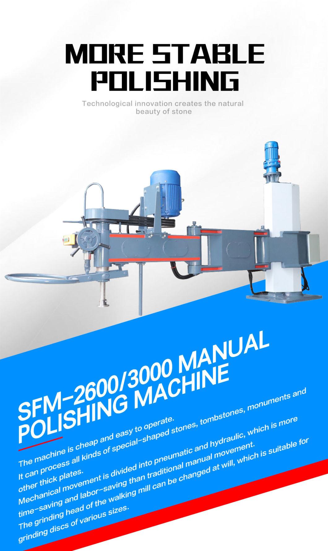 Manual Hand Stone Polishing Machine for Granite Marble Limestone