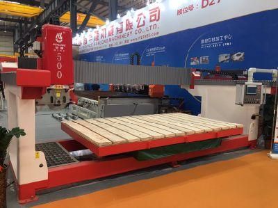 Multi Function CNC Granite Kitchen Countertop 3 Axis Milling Drilling Cutting Machine