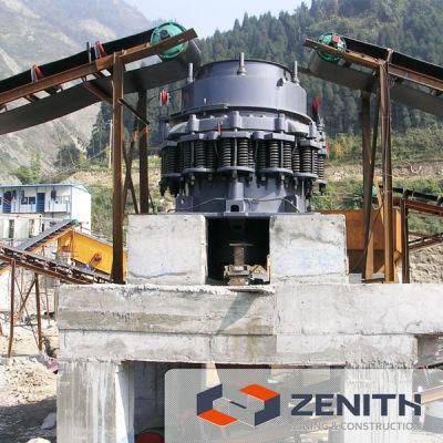 30-450tph Fixed Stone Crushing Plant-Cone Crusher