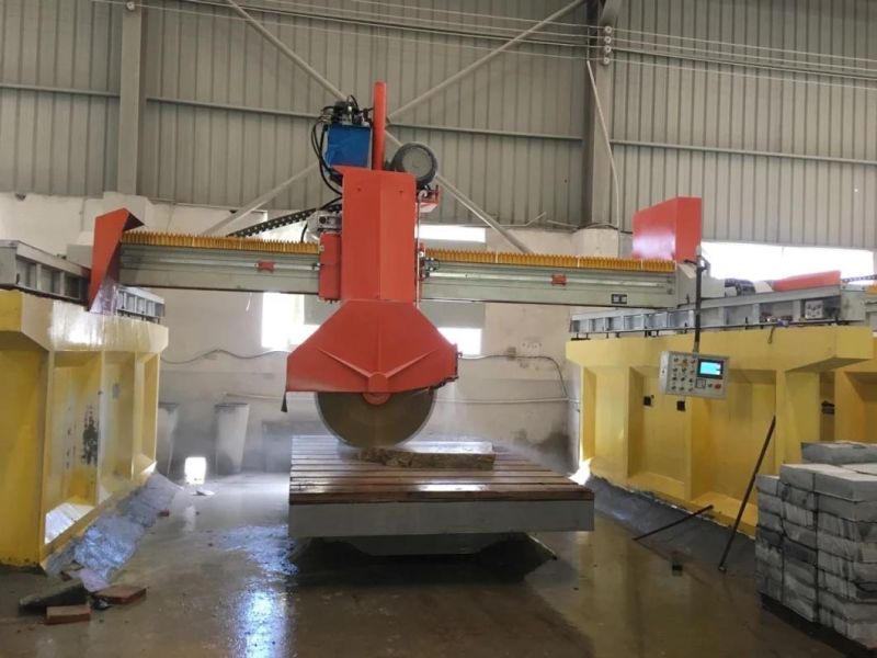 Auto Marble Bidge Saw Laser Granite Stone Cutting Processing Machine