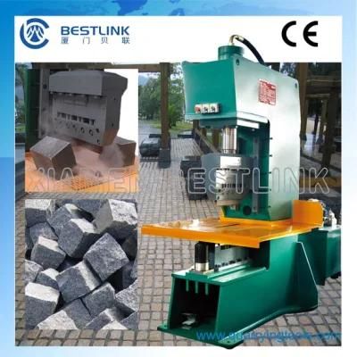 C Frame Open Type Hydraulic Stone Splitting Machine with Floating Chisel Blades