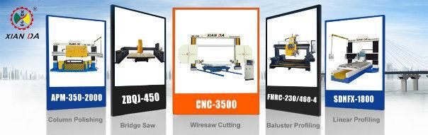 CNC Diamond Wire Saw Machine for Granite Marble Profiling