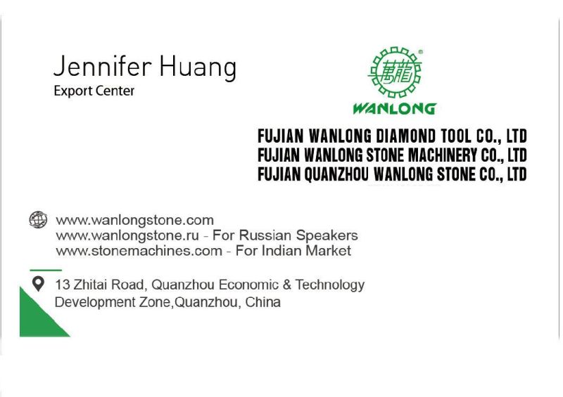 Wanlong Qsq-2200 /2500/3000 Multiblade Bridge Stone Block Cutting Machine