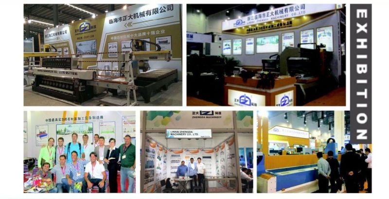 Three Heads CNC Automatic Sink Hole Drilling Stone Machine Countertop Processing Milling Polishing
