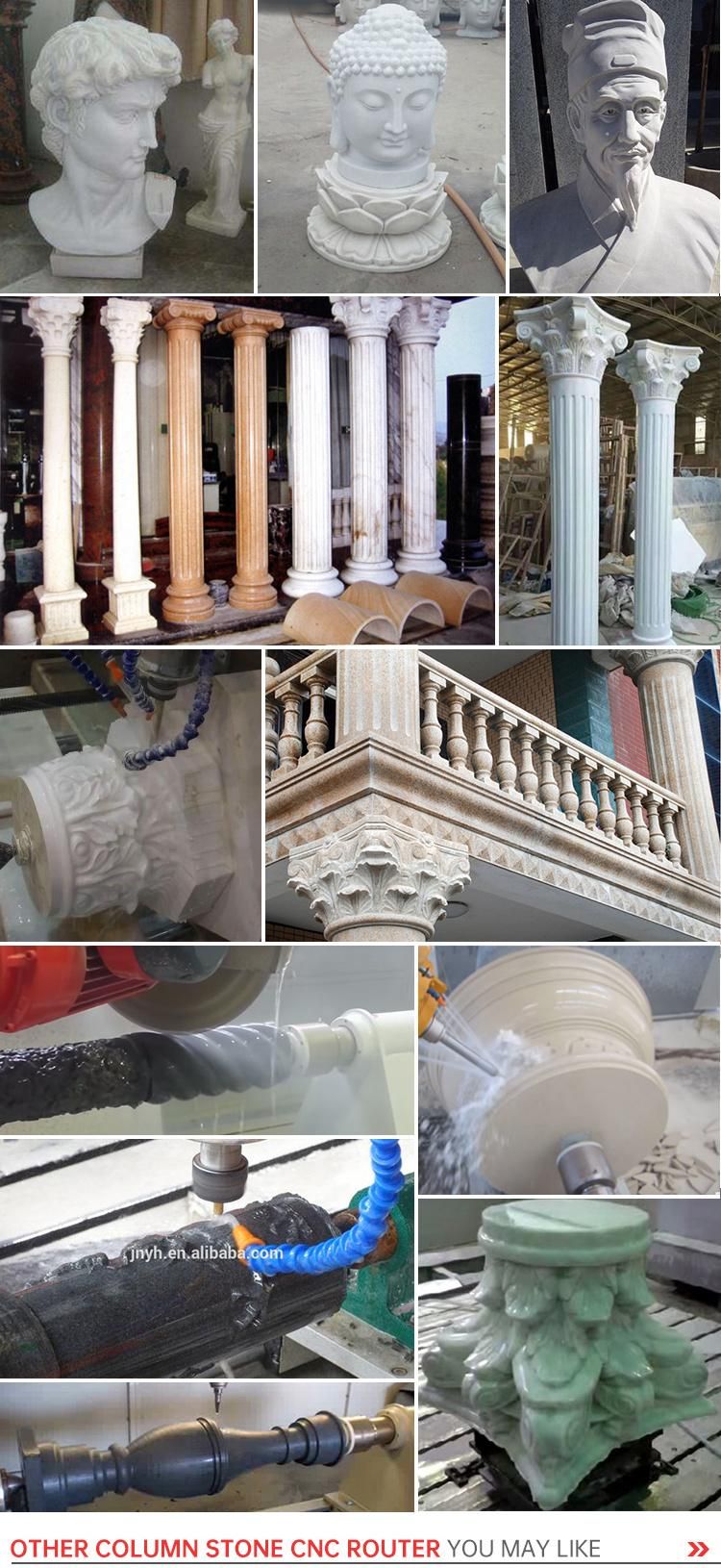 3D CNC Router Machine for Stone Sculpture Cutting Carving