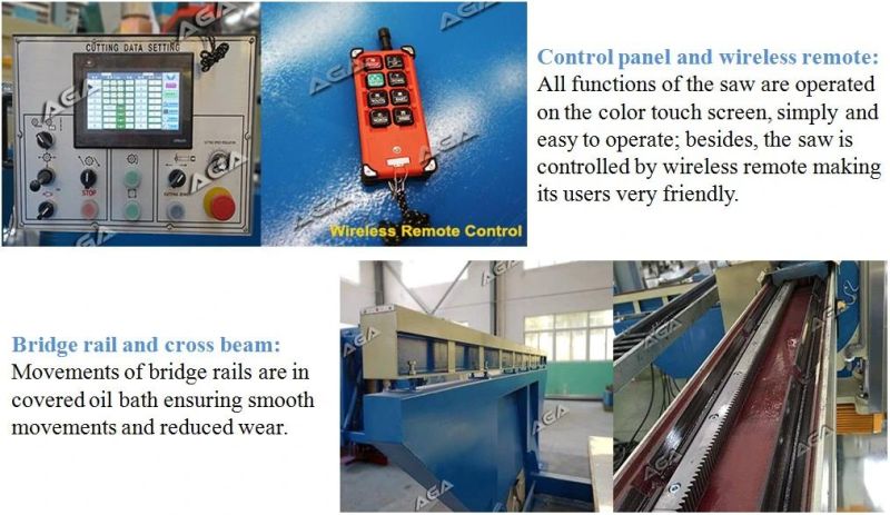 Mono CNC Machine Stone Bridge Saw Model Xzqq625A for Granite Marble Cutting Automatically