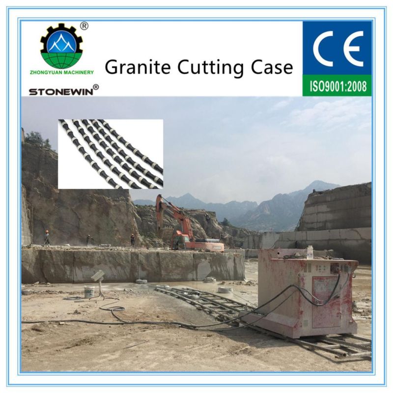Zhongyuan Stonewin Diamond Wire Saw Machine for Granite Quarry