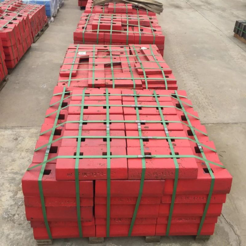 Jaw Crusher Spare Parts Toggle Plate for Sale