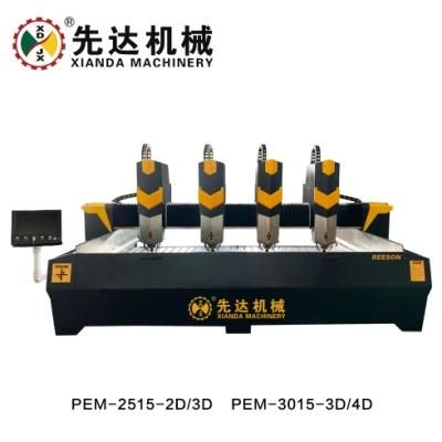 Xianda Planar Stone Carving Machine for Engraving Granite Marble