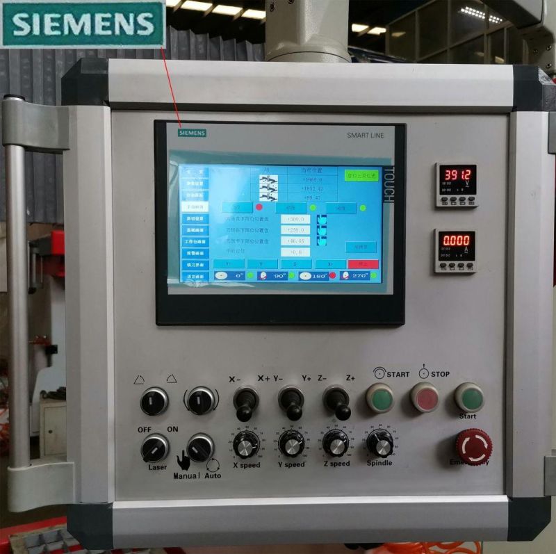 Hualong Stone Machinery Hsnc-500 CNC Bridge Stone Cutting and Milling Machine for Counter Top Drilling Round Square Sink 45 Degree Chamfering Cutting Saw