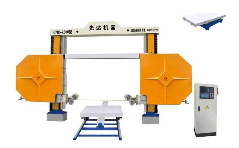 CNC-2000 Diamond Wire Saw Stone Machine for Granite Quarry Marble Cutting