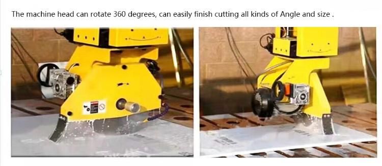 Stone Bridge Saw Cutting Cutter Automatic CNC Concrete Ceramic Tile Cutter Granite Counter Top Marble CNC Stone Engraving Machine