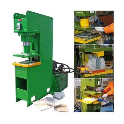 Natural Face Culture Stone Paver Punching Machine