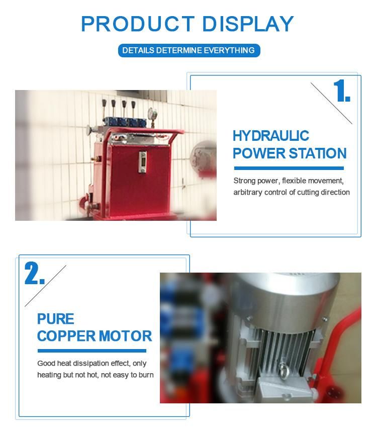 Hydraulic Drilling Petrol Wall Saw Machine for Wall Groove Cutting Slotting
