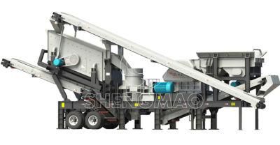 Small Mini Gravel Jaw Stone Crushing Machine Mobile Mini Gold Rock Hammer Mill Crusher Plant with Vibrating Screen for Sale